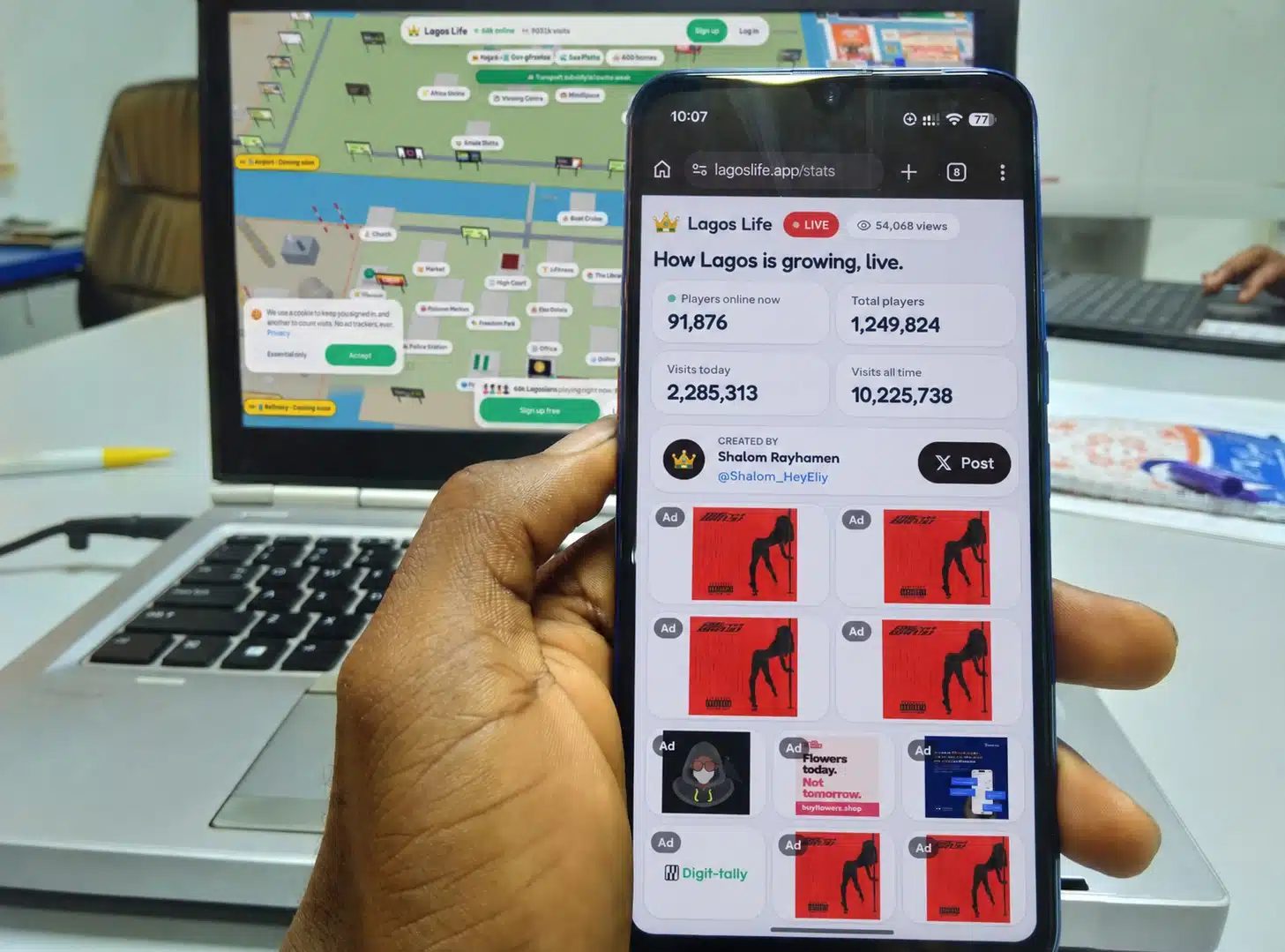 Lagos Life Attracts 4.7 Million Players in Just Nine Days
